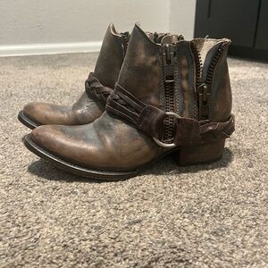 Freebird by Steven Brown Ankle Boots with Western Style